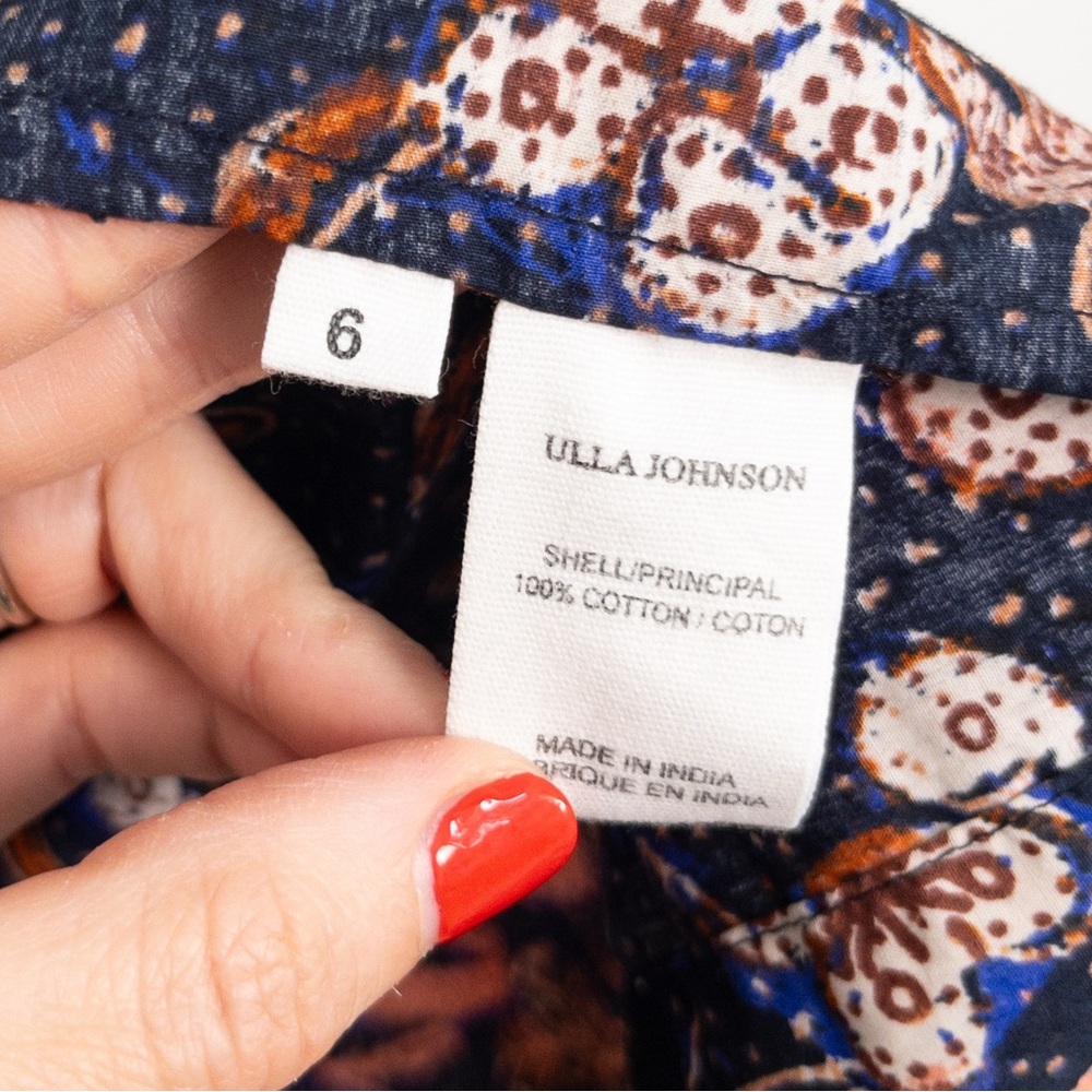 Ulla Johnson Arina Midnight Floral Midi Dress - Picture 15 of 15